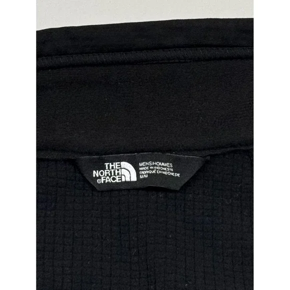 The North Face Mens AWS Classrooms Quarter Zip Fleece Pullover Black Medium - Picture 2 of 13